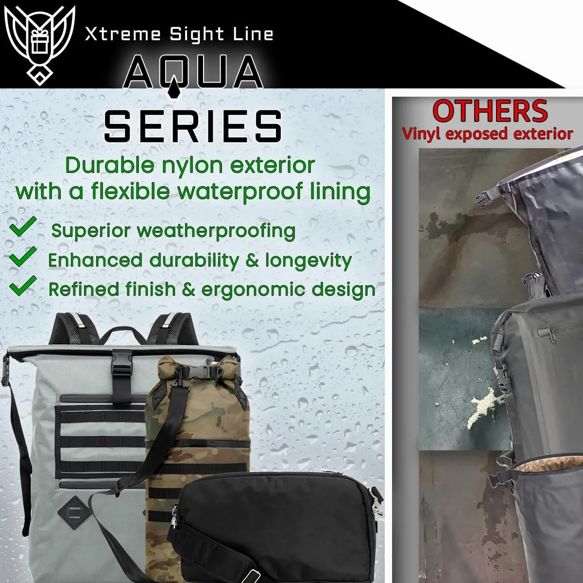~ AQUA RT Dry Bag~ Water-Proof Faraday Dry Bag for Laptops, Tablets, and Mid-Size Electronics ~ Small LITE Faraday Combo ~ Backwoods Camo