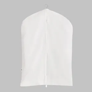 100% Cotton Canvas Garment Cover for Suits, Coats, Dresses; Travel Bag (X-Large (24"x60"), Off-White)