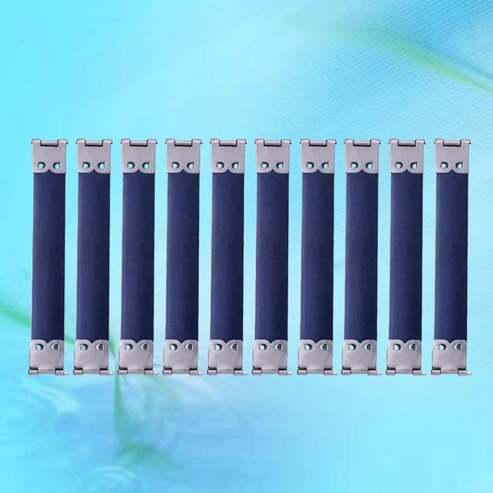 100pcs Metal Internal Flex Frames Spring Clips for DIY Handbag S for Coin Purse Sewing Crafts and Bag Making