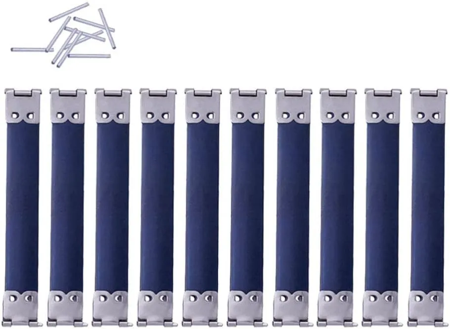 100pcs Metal Internal Flex Frames Spring Clips for DIY Handbag S for Coin Purse Sewing Crafts and Bag Making