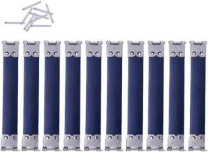 100pcs Metal Internal Flex Frames Spring Clips for DIY Handbag S for Coin Purse Sewing Crafts and Bag Making