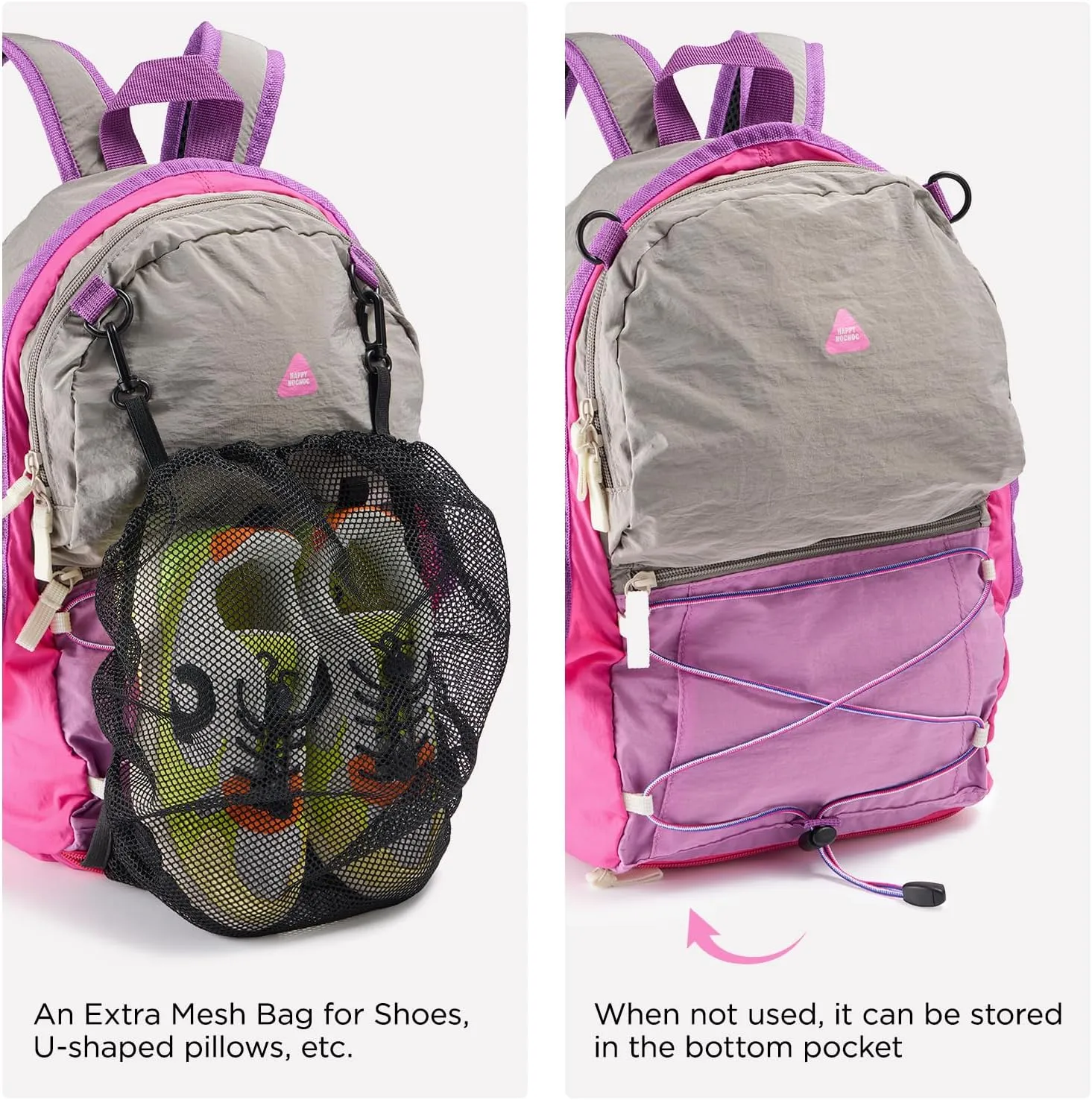 12L Kids Backpack for boys and girls, Small Ultra Lightweight Hiking Backpack for kids with Mesh Storage Bag, Water Resistant Travel Outdoor Sport Camping Daypack