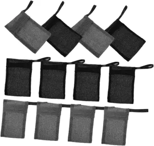 12pcs Soap Pouches Sturdy Shampoo Bar Bag for Soap Storage Exfoliating Mesh Easy Cleaning for Shower