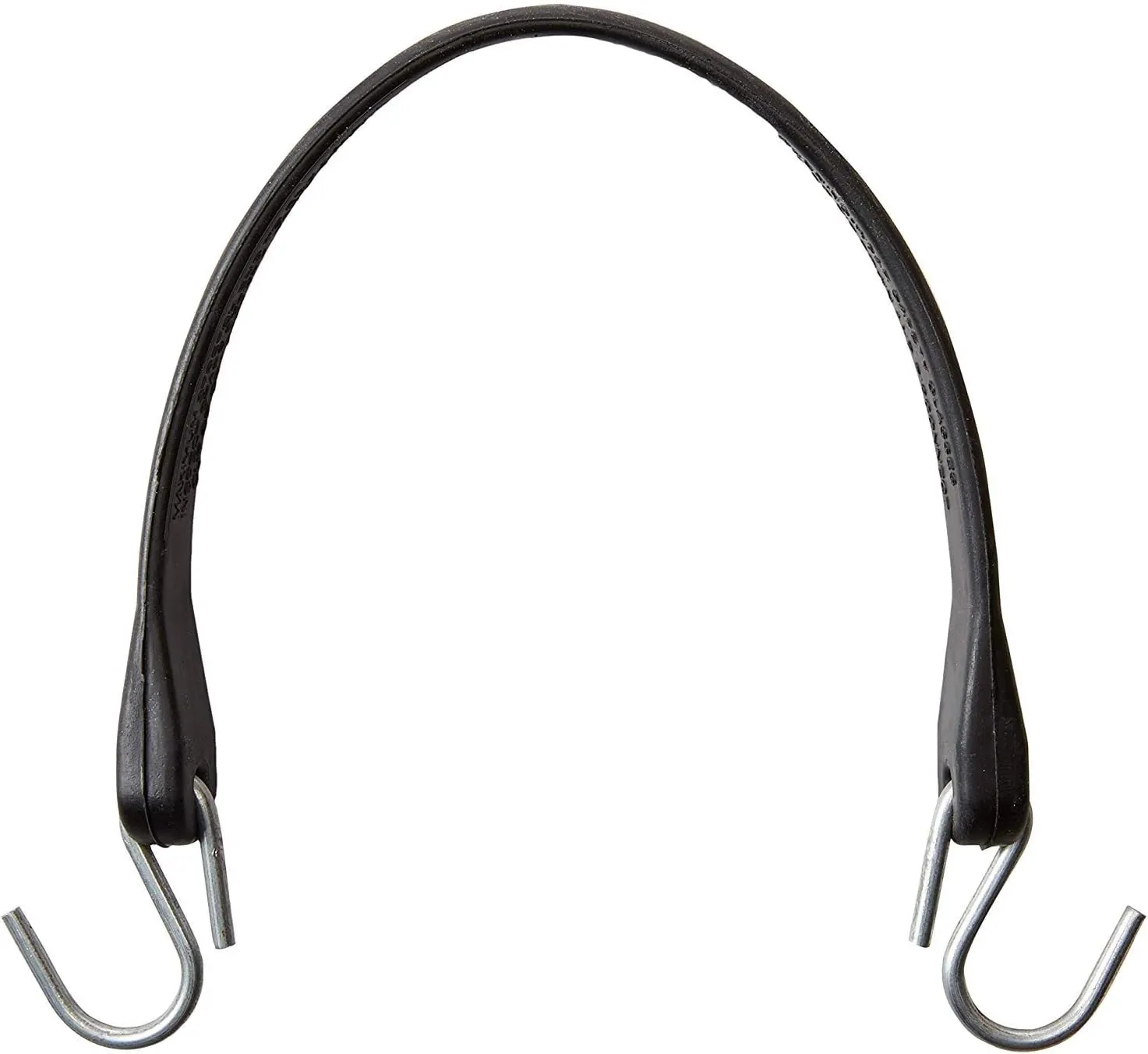 15" Inch 10 Pack Rubber Bungee Cords with Metal Hooks for Flatbed Trucks- Heavy Duty Tarp Tie Down Straps