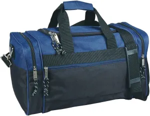 17" Blank Duffle Bag Duffel Travel Camping Outdoor Sports Gym Accessories Bag (17" - Navy)