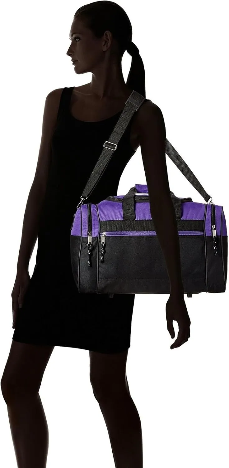 17" Sports Blank Duffle Duffel Bag, Gym, Travel, Gym Accessories Bag