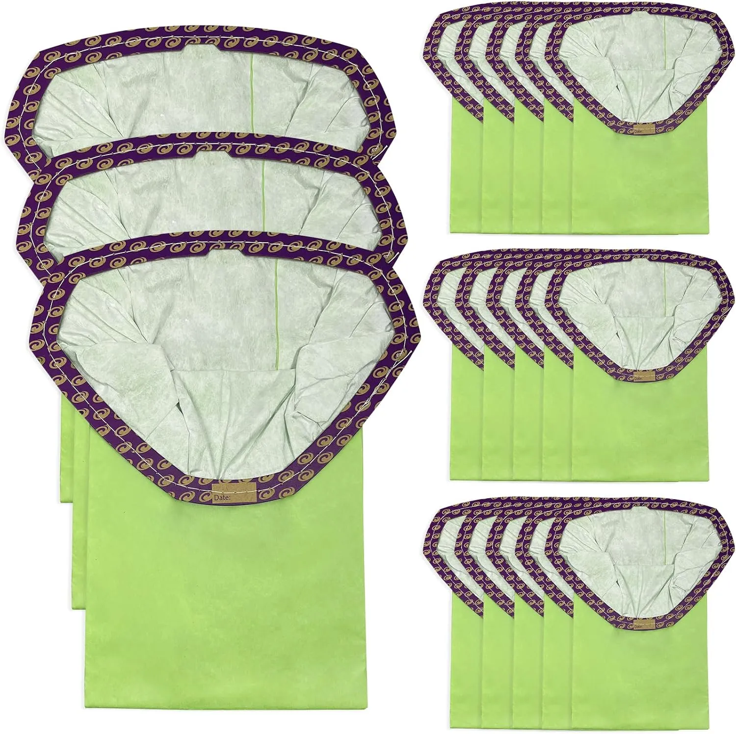 18 Pack 107314 Micro Filter Bags Replacement for Pro Team 6 Quart Backpack Vacuum: Super Coach Pro 6, ProVac FS 6, GoFit 6, GoFit 6 PLUS and GoFree Flex Pro II