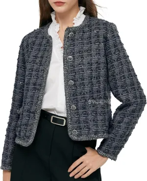 2025 Womens Casual Blazers Long Sleeve Work Office Open Front Suit Jacket Business Blazer