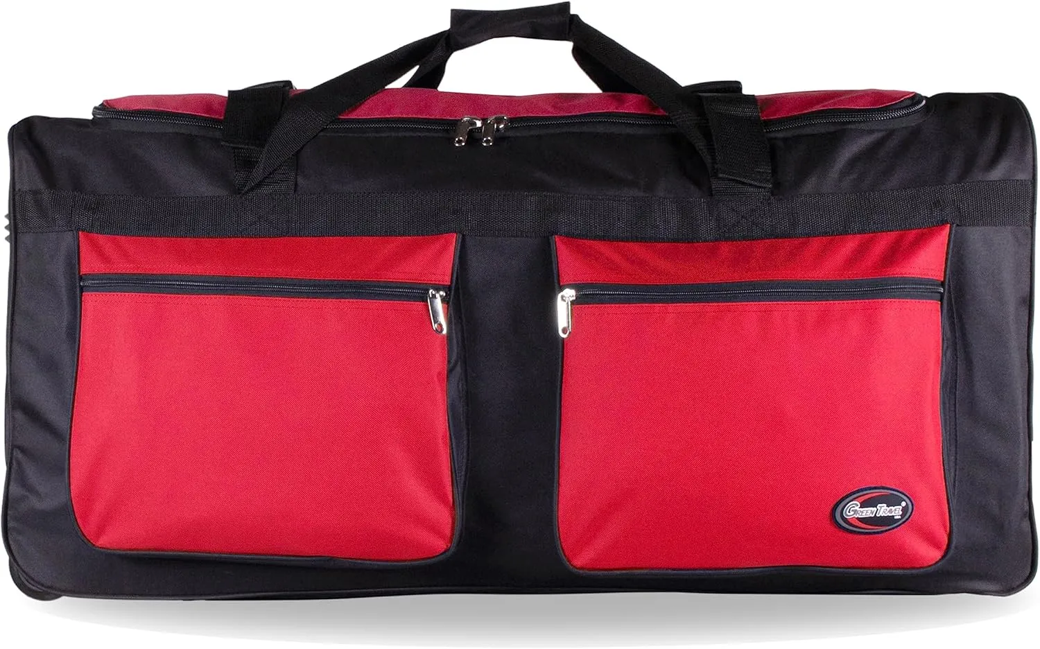 20"/30"/36"/40" Rolling Duffle Bag Travel Wheeled Luggage Suitcase (Red, 36-inch)