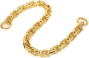 22.5 Inch Gorgeous Heavy Metal Bag Chains Purse Handle Shoulder Strap Replacement (Yellow Gold,Small)