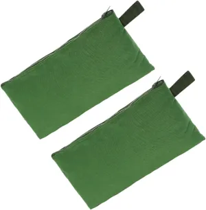 2pcs Heavy Duty Canvas Tool Bag Zipper Pouch for Power Tools Portable Tool Kit