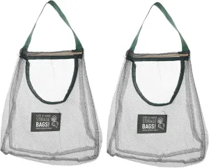 2pcs Kitchen Vegetable Bag Fruit Hanging Pouches Onion Garlic Ginger Bags Mesh for Storage Hang Mesh