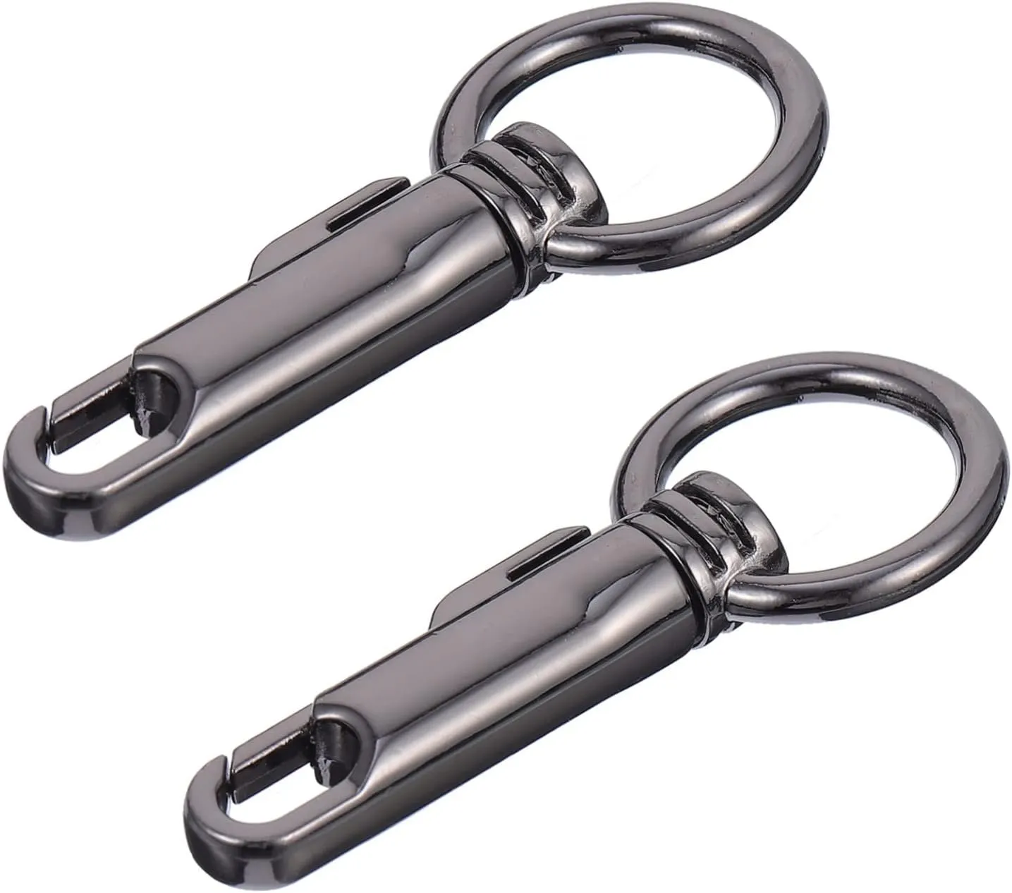 2Pcs Metal Snap Hooks for Women Bag Shoulder Strap Clasp Durable DIY Claw Clasps Reliable Trigger Buckles for Handbag Buckles for Keychain and Jewelry Making
