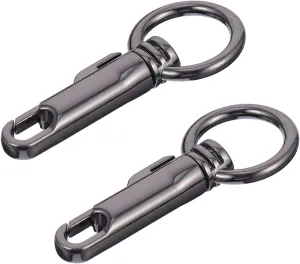 2Pcs Metal Snap Hooks for Women Bag Shoulder Strap Clasp Durable DIY Claw Clasps Reliable Trigger Buckles for Handbag Buckles for Keychain and Jewelry Making