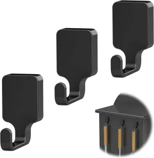 3 Pcs Magnetic Grill Hooks, Magnetic Hooks for Traeger Grills, Rust Proof Outdoor Magnet Hooks, Suit for Pellet Smokers for Hanging Barbecue Tools, Kitchen, Outdoor Hanging
