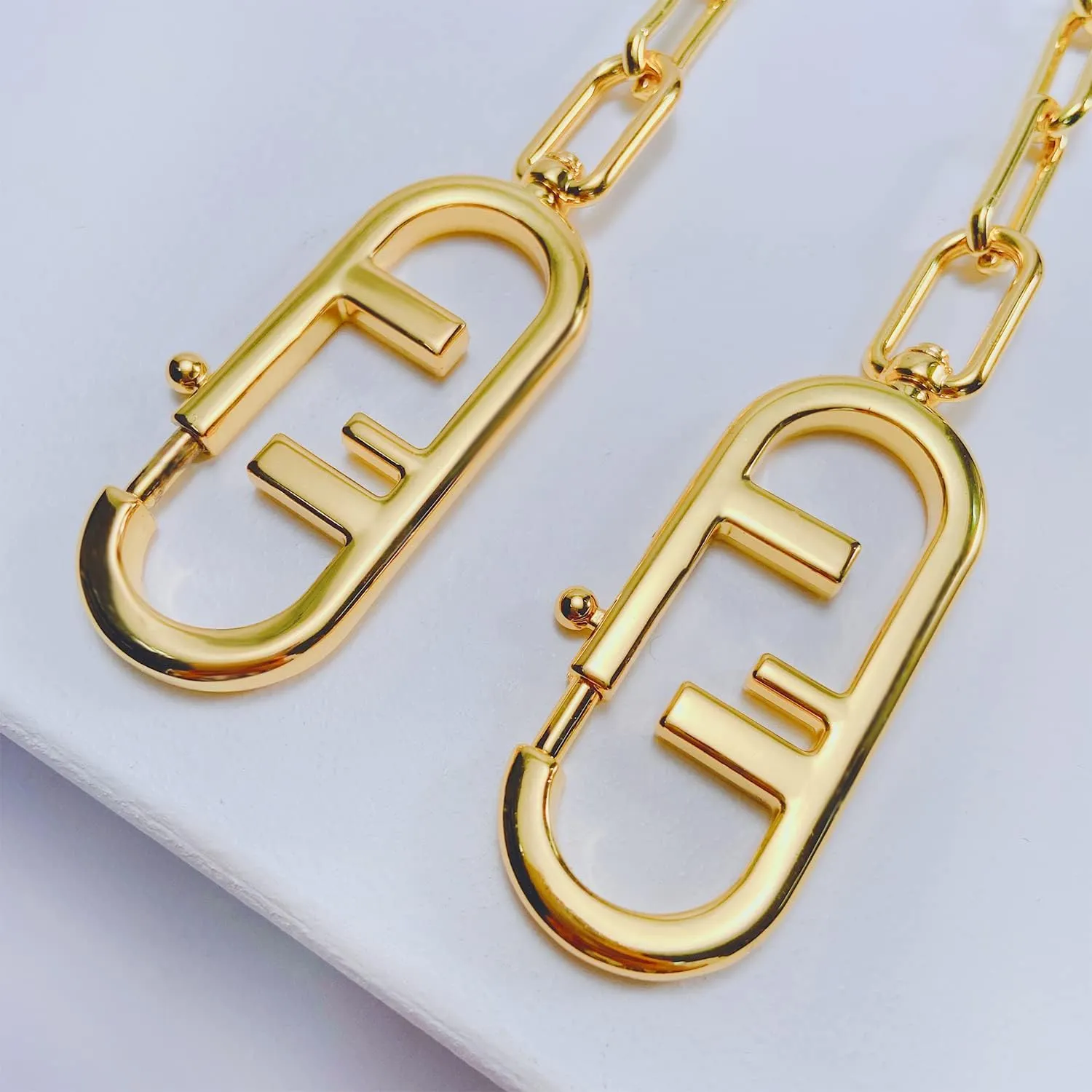 30.3" DIY Alloy Chain Strap Handbag Chains Accessories Purse Straps Shoulder Cross Body Replacement Straps(K-Gold,30.3inch)