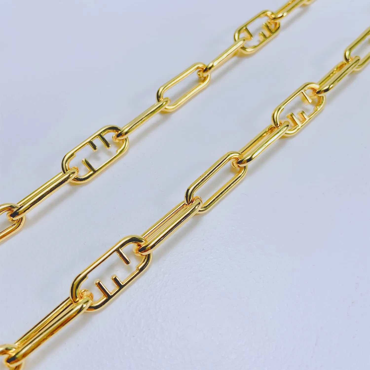 30.3" DIY Alloy Chain Strap Handbag Chains Accessories Purse Straps Shoulder Cross Body Replacement Straps(K-Gold,30.3inch)