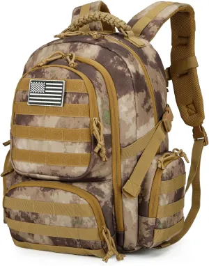 30L Military Tactical Backpack for Men 3 day Assault Pack Molle Daypack Army Hiking Rucksack (CP Camo)