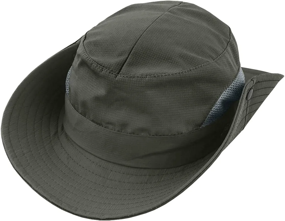 4 Pack Womens Ponytail Summer Sun Hat UV Protection Foldable Mesh Wide Brim Beach Fishing Cap