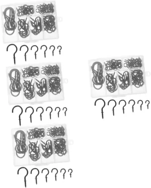 4sets 2pcs Multi Ceiling Hooks with Screws Adorable Cartoon Keychain Pendant for Bags Backpacks and Handbags Present for Friends and Family 2pcs*4