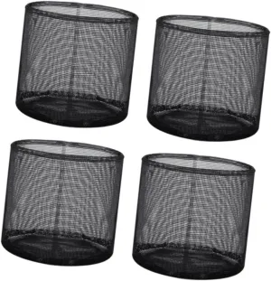 4X Aquatic Planting Bags Pond Planter Breathable Reusable Plant Bags Lily Plant Pots for Flower Aquatic Terrestrial Plants, Round