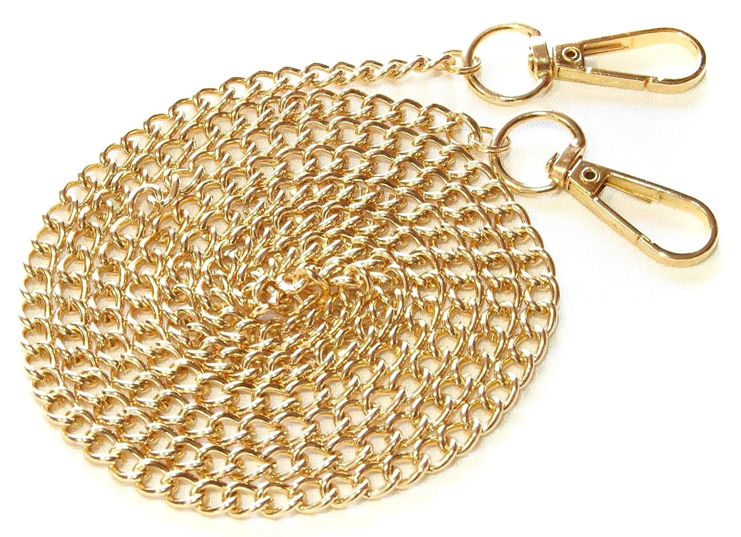 50 Inch Gold Handbag Chain - Warm Gold - Light Weight Crossbody Strap - Chain For Bride Clutch - Designer Bag Chain - Evening Bag Strap - Handmade by Green Acorn Kitchen