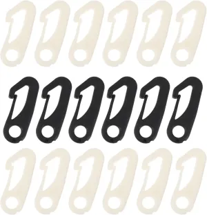 50Pcs Durable Plastic Flag Pole Snap Hooks Versatile Grommets for Outdoor Camping Reusable Clips for Flags Keychains and More