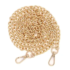 54 Inch Heavy Gold Handbag Chain - Heavy Weight Crossbody Strap - Chain For Purse - Designer Bag Chain - Evening Bag Strap - Handmade by Green Acorn Kitchen