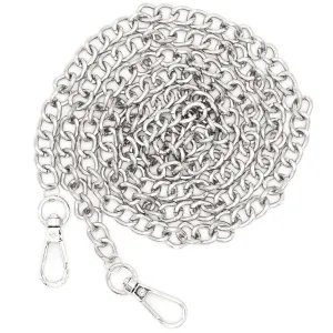 54 Inch Heavy Silver Handbag Chain - Heavy Weight Crossbody Strap - Chain For Purse - Designer Bag Chain - Evening Bag Strap - Handmade by Green Acorn Kitchen