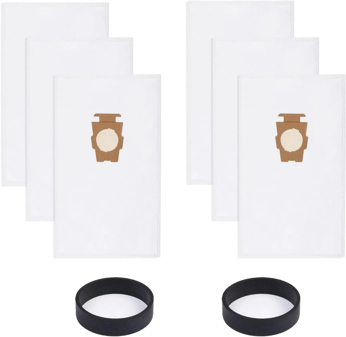 6 Pack Vacuum Cleaner Bags and 2 Belts Compatible with Kirby Vacuum Bags 204811, 204814, 205811 Style F, Fit for All Kirby Sentria Vacuum G Series, Avalir (6 Bags   2 Belts)