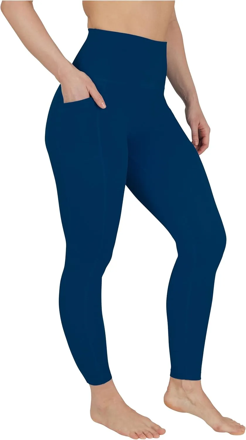 90 Degree By Reflex High Waist Fleece Lined Leggings with Side Pocket - Yoga Pants