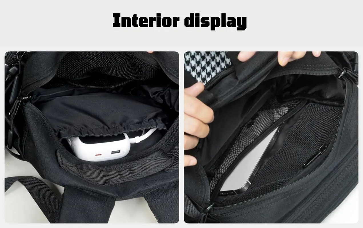9L Mini Backpack for Men and Women, Small Backpack for Gym Hiking Travel Sports Running (Black)