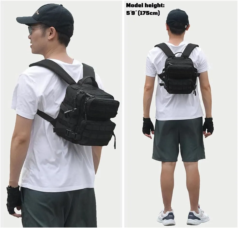 9L Mini Backpack for Men and Women, Small Backpack for Gym Hiking Travel Sports Running (Blue)