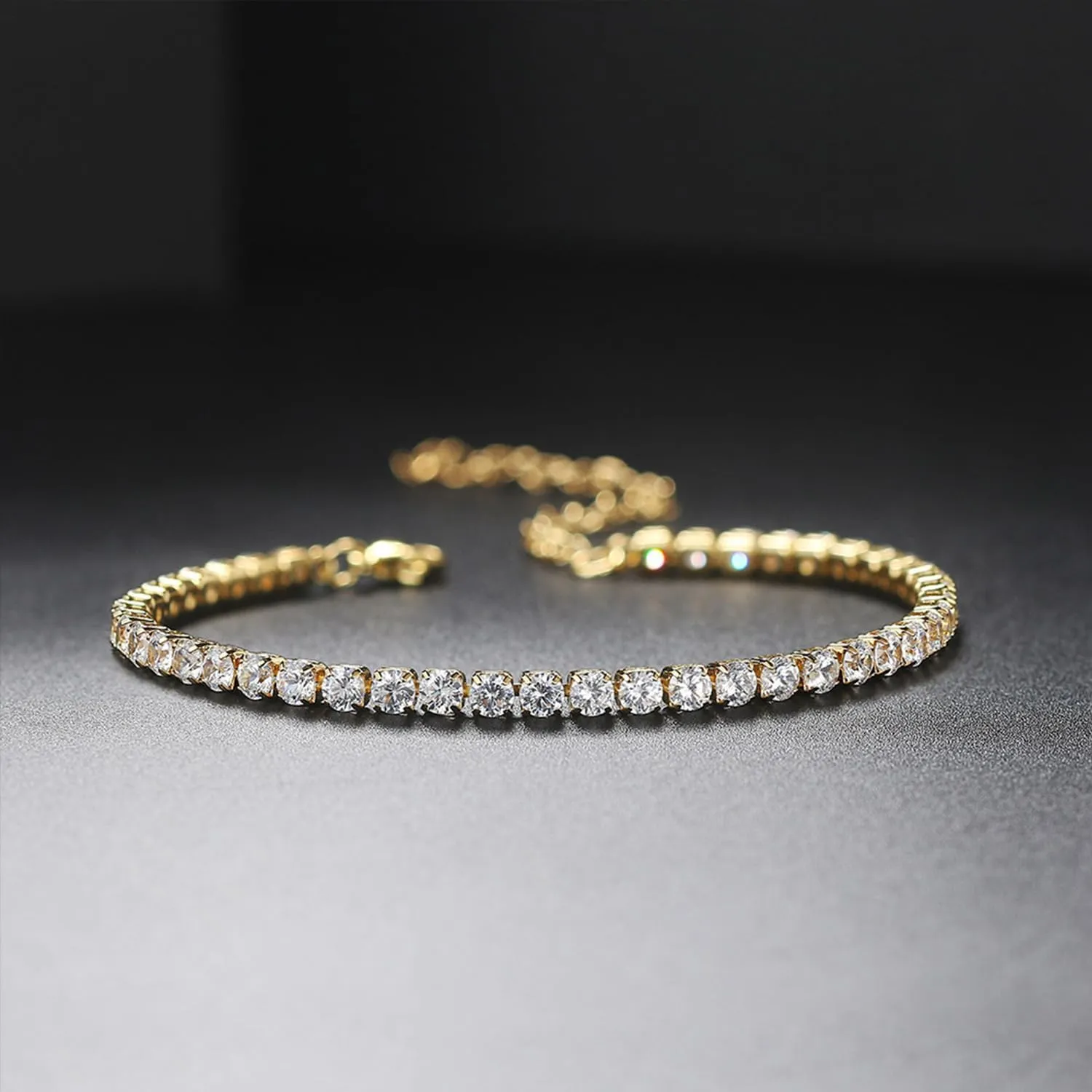A D. ALLEN & DANMI. 18 K Gold Plated Love Bangle Bracelet Set Flexible Wide Wristband Bangle Bangle Set for Love