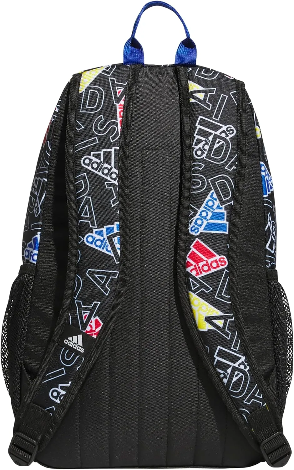 adidas Creator Comfortable and Durable Small Athletic Bag or Laptop Backpack for Women and Men, Adi Comp Black/Team Royal Blue, One Size