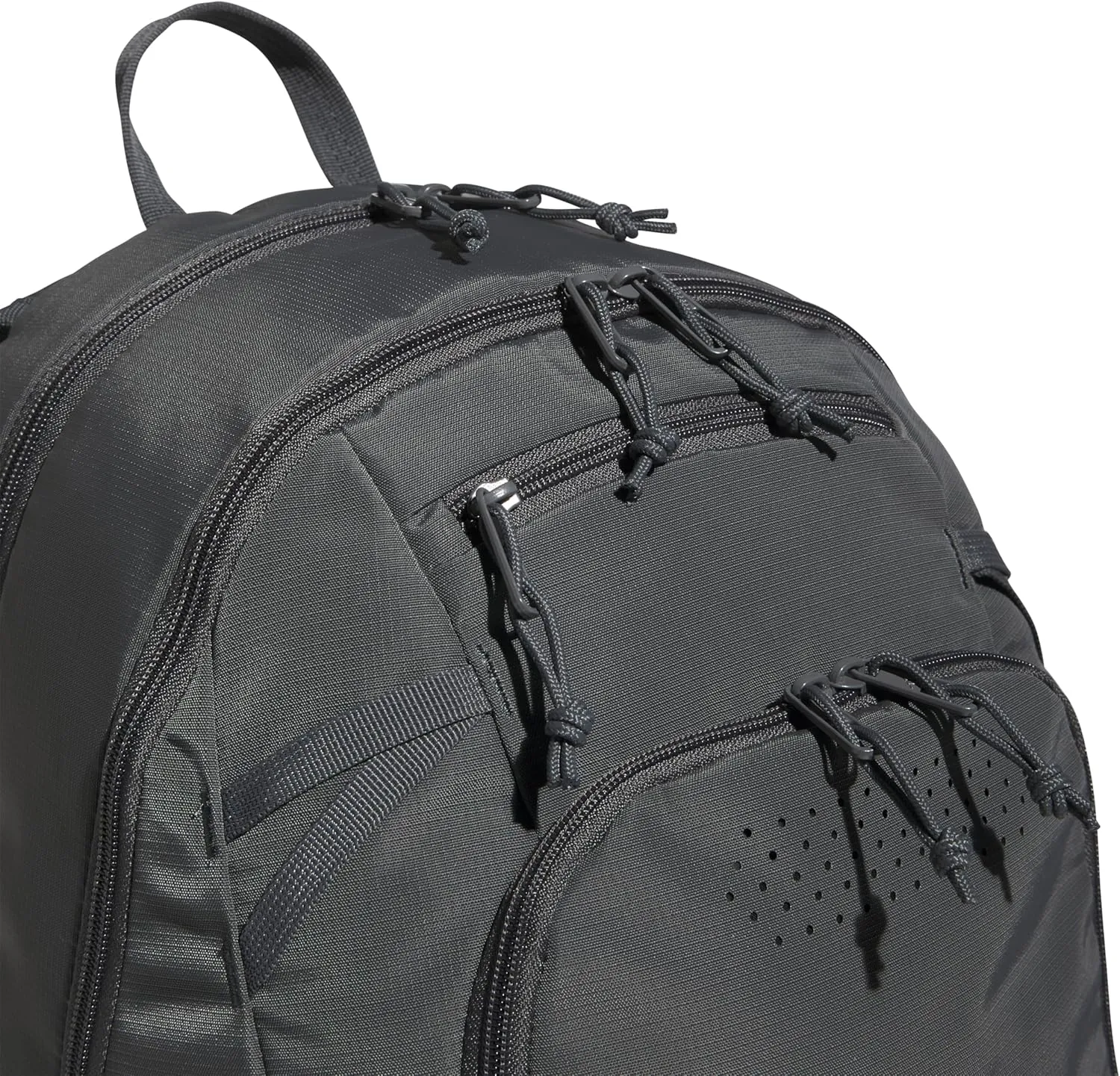 adidas Defender 5 Team Sports Backpack (33L) Durable Large Athletic Gym Laptop Travel Bag, Dark Grey, One Size