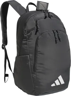 adidas Defender 5 Team Sports Backpack (33L) Durable Large Athletic Gym Laptop Travel Bag, Dark Grey, One Size