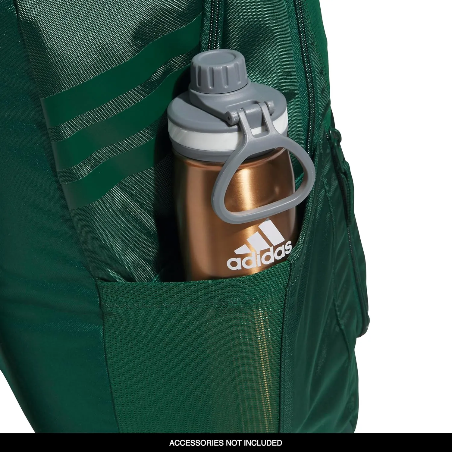 adidas Stadium Team Sports Backpack for Men and Women (36l) Durable Athletic Laptop Bag, Dark Green/4.0, One Size