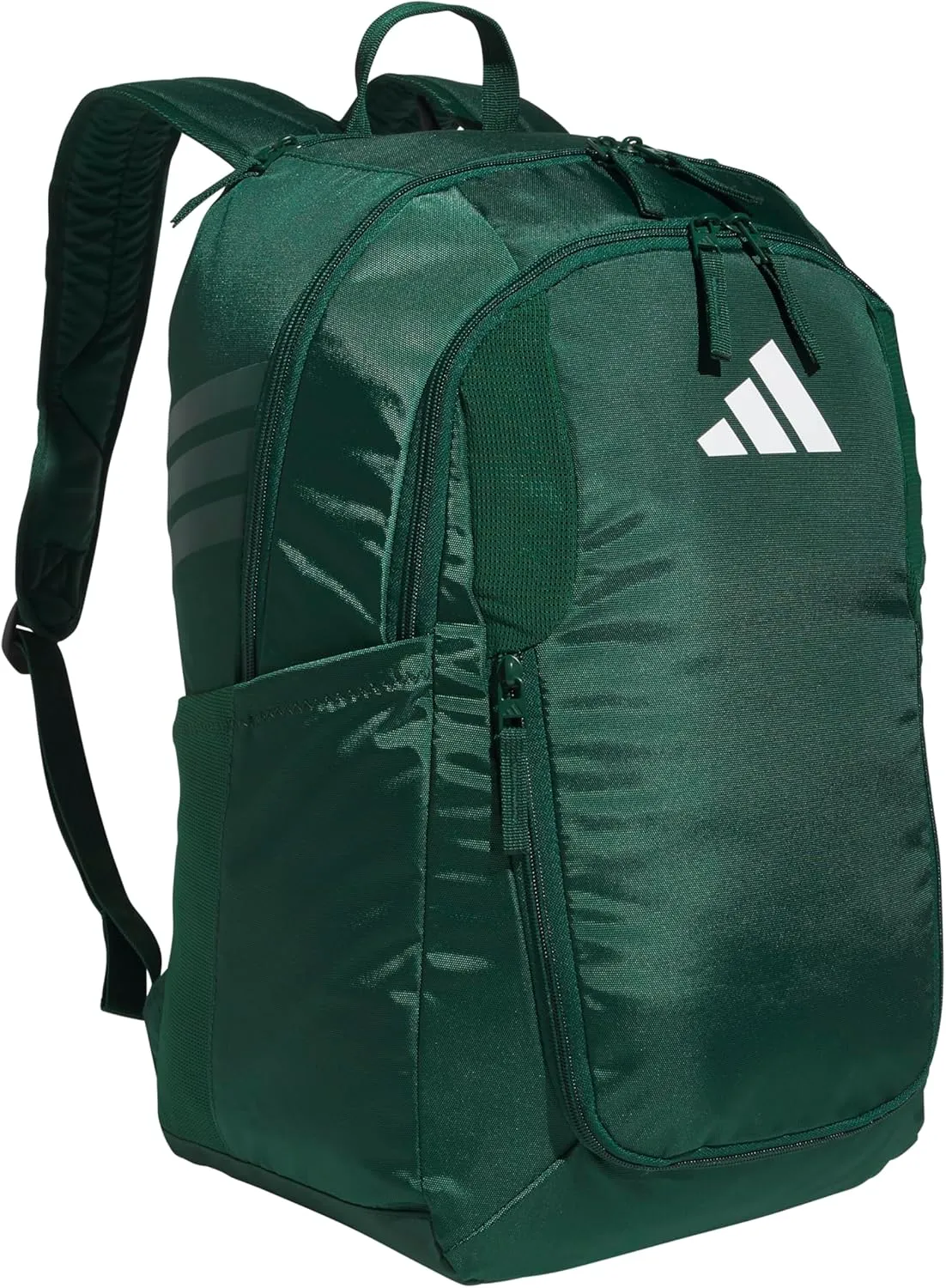 adidas Stadium Team Sports Backpack for Men and Women (36l) Durable Athletic Laptop Bag, Dark Green/4.0, One Size