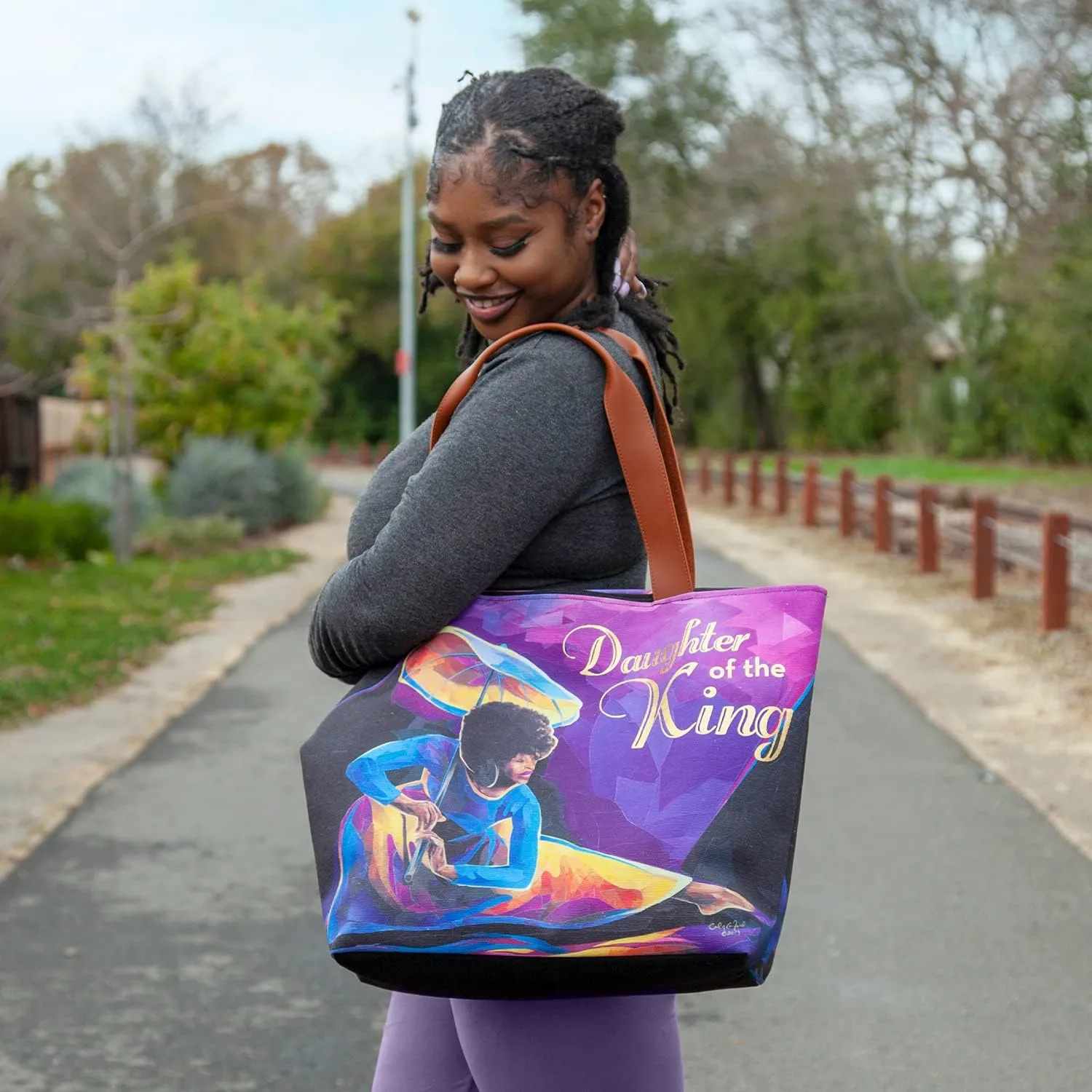 African American Expressions - Canvas Totebag