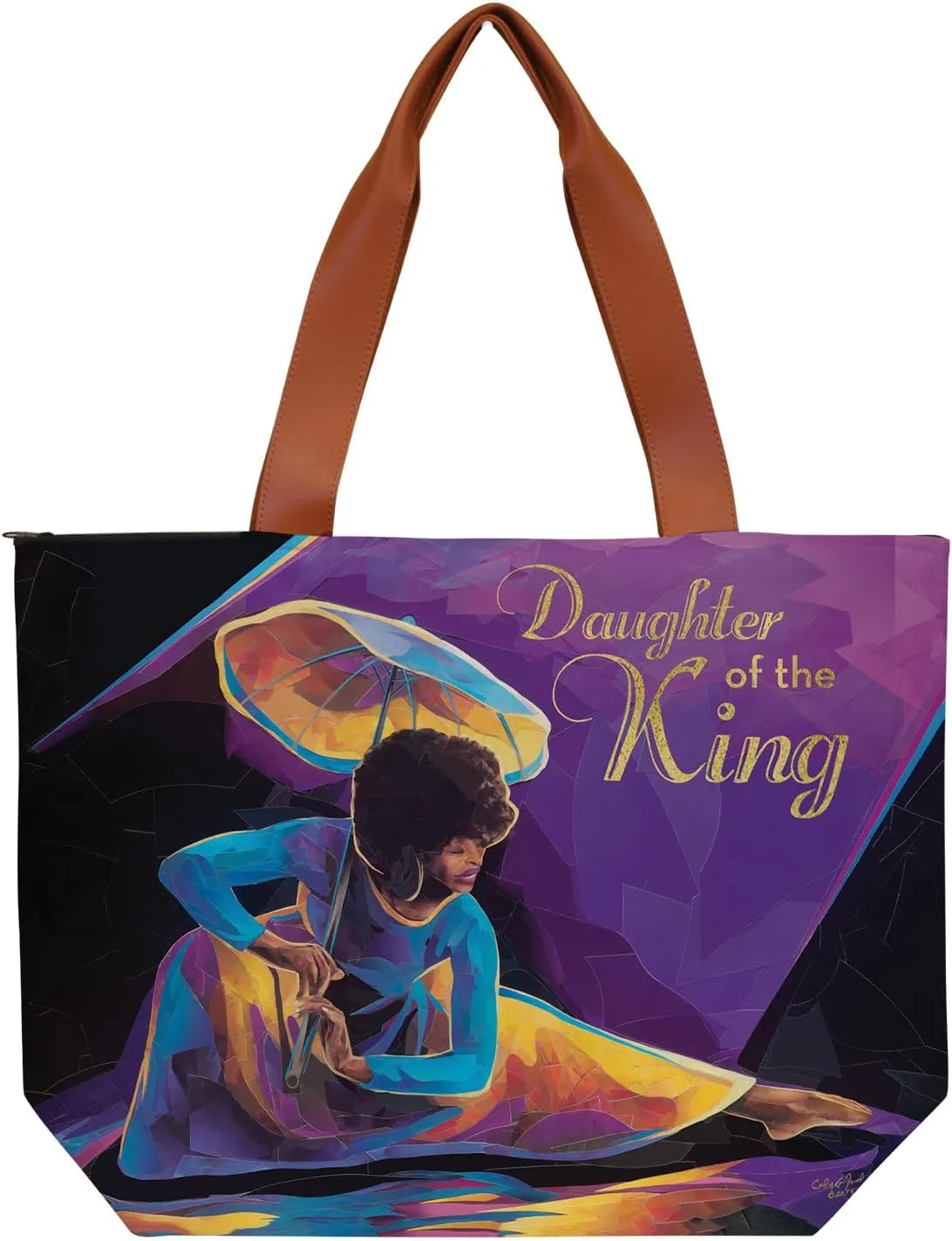African American Expressions - Canvas Totebag