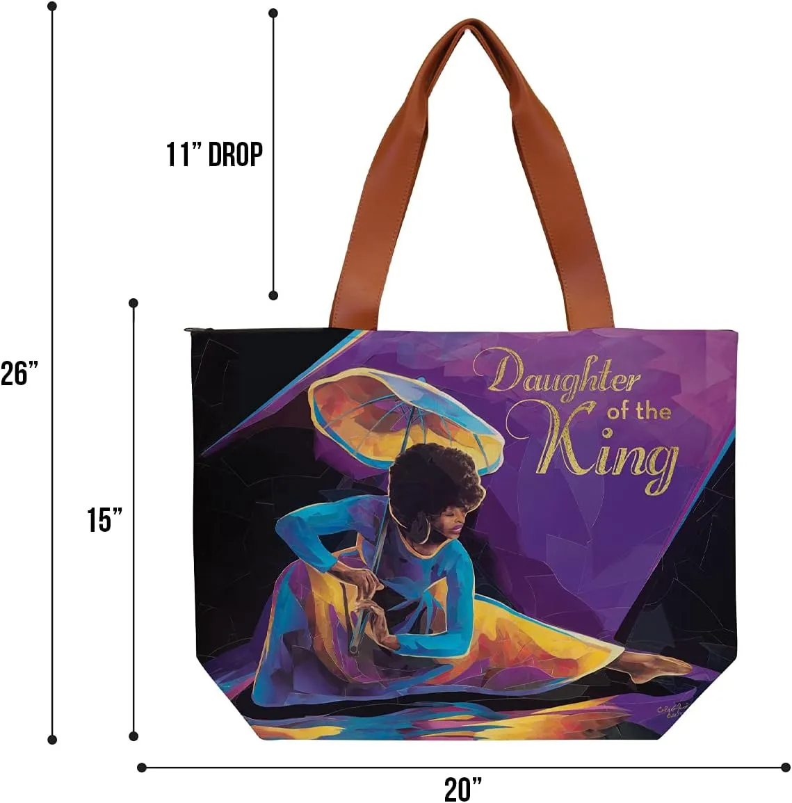 African American Expressions - Canvas Totebag