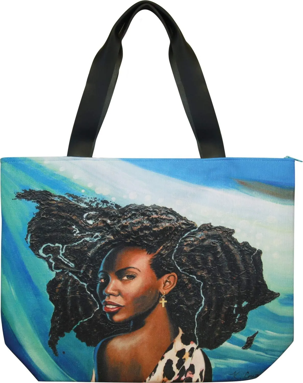 African American Expressions - Canvas Totebag