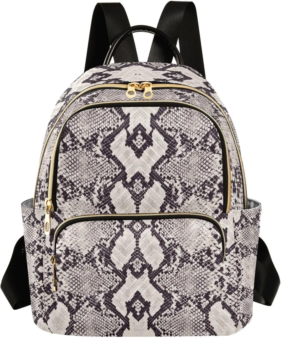 ALAZA Snake Skin Grunge Mini Backpack Purse for Women Travel Bag Fashion Daypack Back Pack Shoulder Bag