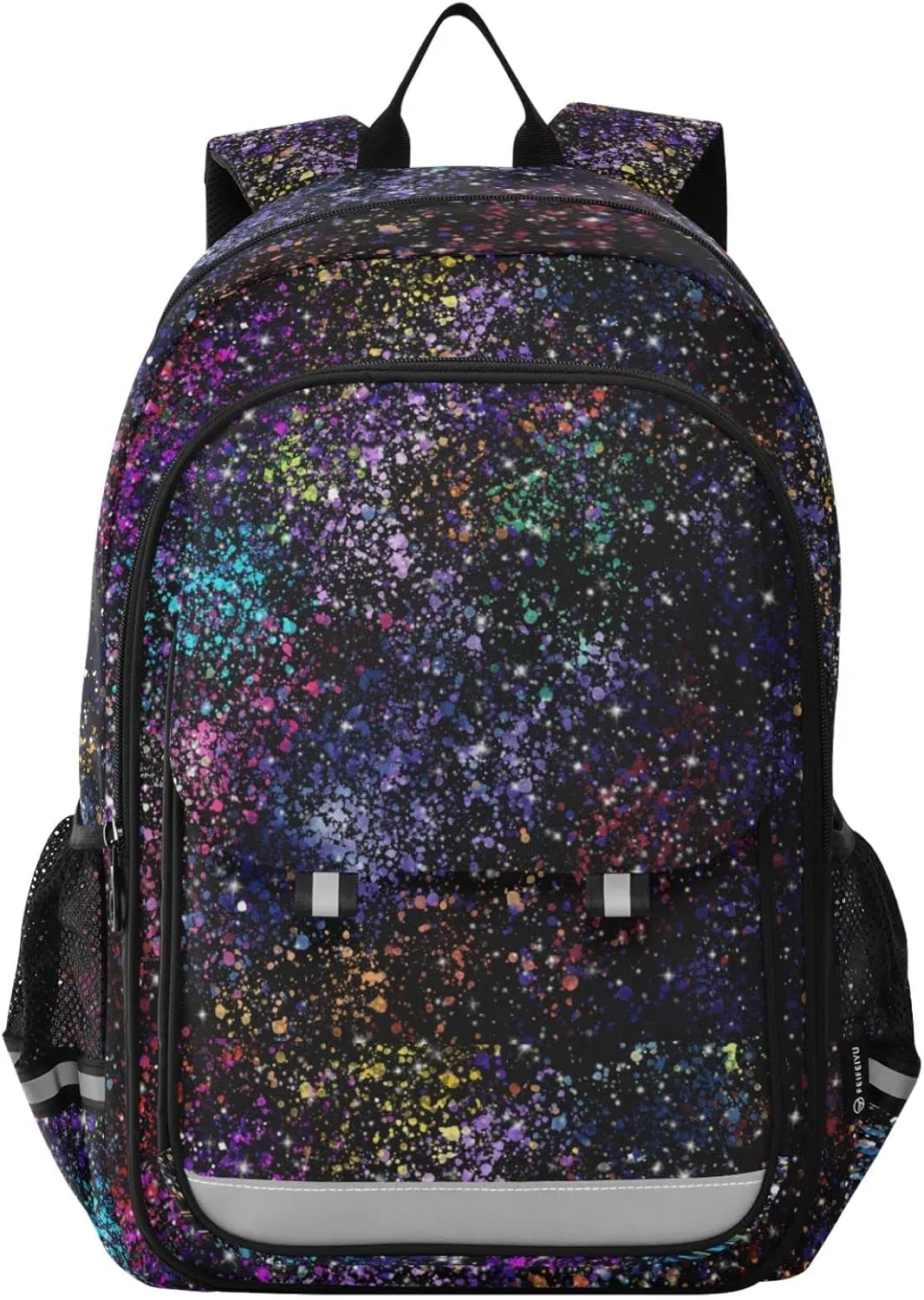 ALAZA Star Field in Galaxy Space with Nebulae Backpacks Travel Laptop Backpack