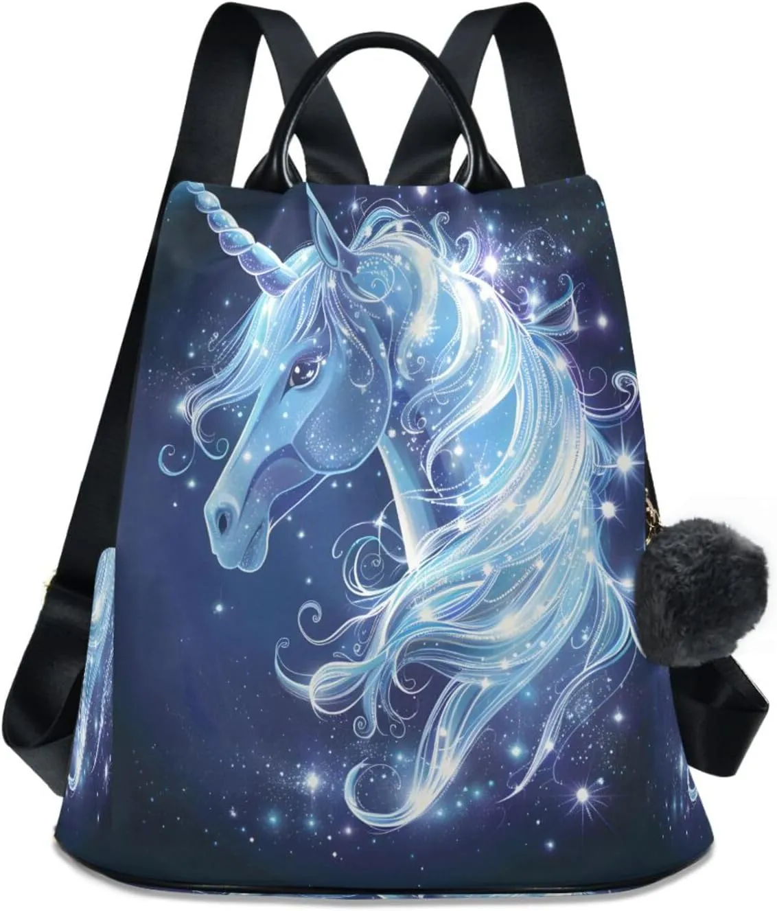 ALAZA Unicorn Surrounded by Magic Backpack Purse for Women Anti Theft Travel Bag Fashion Back Pack Shoulder Bag Handbag
