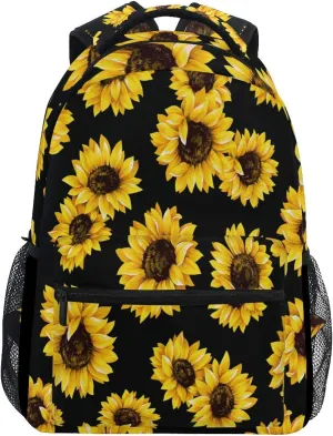 ALAZA Use4 Hipster Cat Union Jack Polyester Backpack School Travel Bag (Color9)