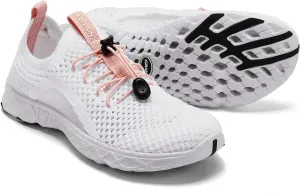 ALEADER Xdrain Women's Water Shoes Mesh Slip On Aqua Shoes for Beach, Swimming, Travel & Tennis