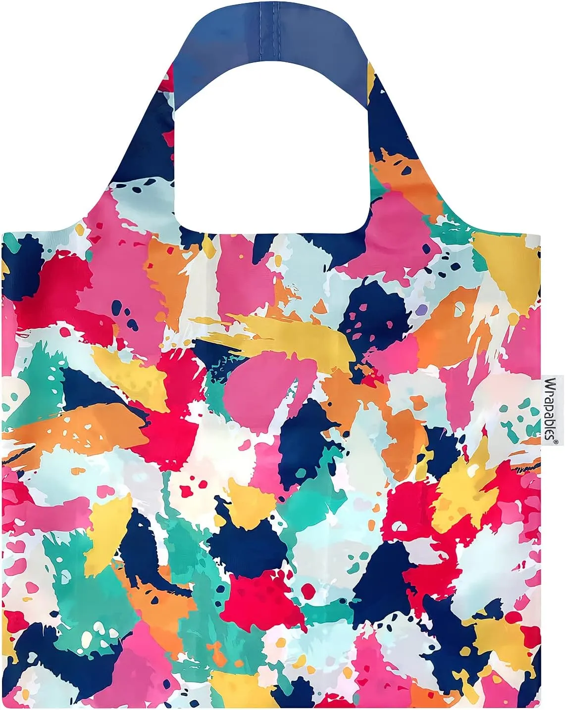 allydrew Allybag Foldable & Lightweight Reusable Grocery Bag, Abstract Art