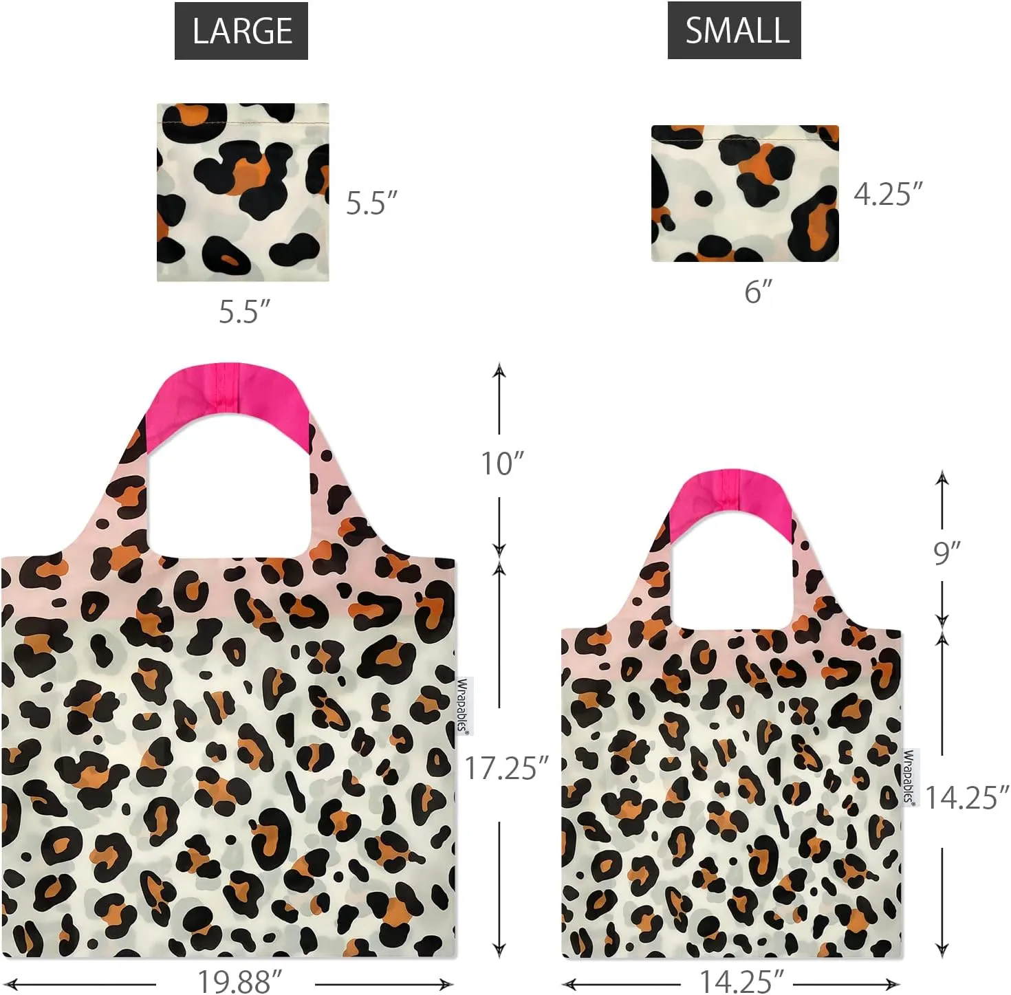 allydrew Large & Small Allybag Foldable & Lightweight Reusable Grocery Bags
